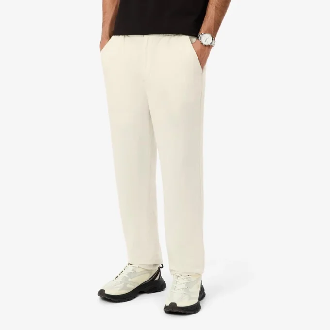 Pantalon chino en lin à coupe classique Pantalon chino en lin à coupe classique