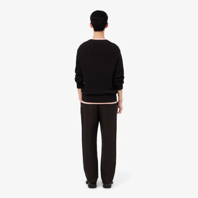 Pantalon chino en lin à coupe classique Pantalon chino en lin à coupe classique