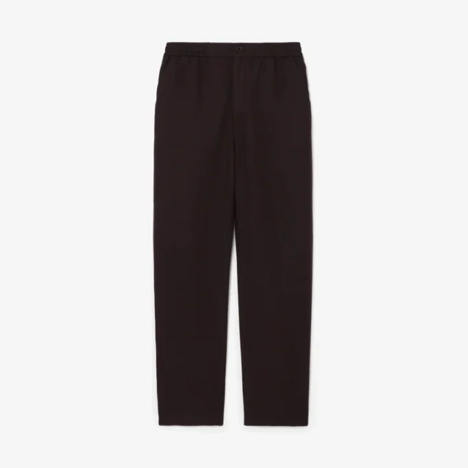 Pantalon chino en lin à coupe classique Pantalon chino en lin à coupe classique