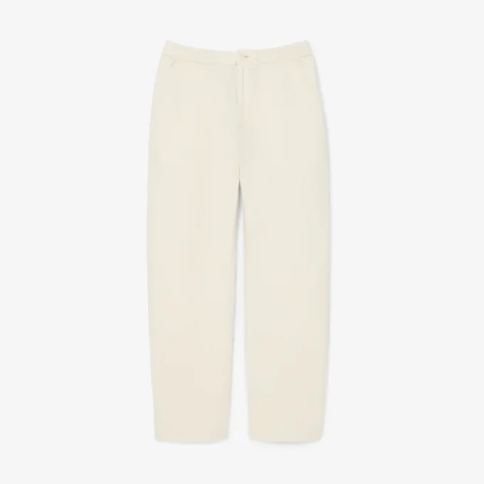 Pantalon chino en lin à coupe classique Pantalon chino en lin à coupe classique