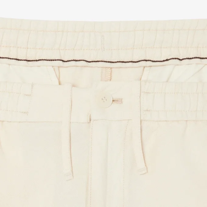 Pantalon chino en lin à coupe classique Pantalon chino en lin à coupe classique