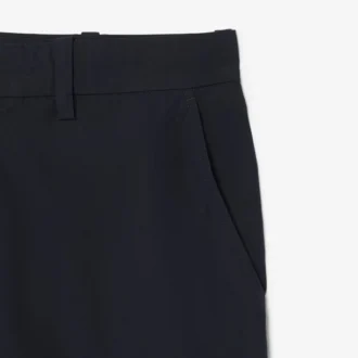 Pantalon chino en sergé de coton, coupe classique