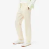 Pantalon chino en sergé de coton, coupe classique Pantalon chino en sergé de coton, coupe classique