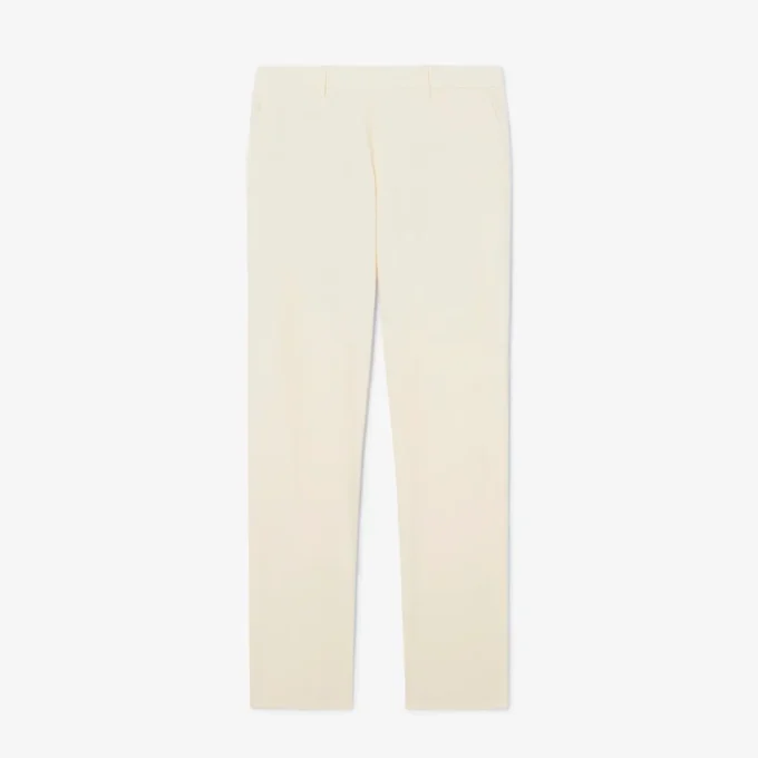Pantalon chino en sergé de coton, coupe classique Pantalon chino en sergé de coton, coupe classique