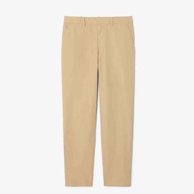 Pantalon chino en sergé de coton, coupe classique Pantalon chino en sergé de coton, coupe classique