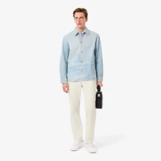 Pantalon chino en velours côtelé coupe classique pour homme