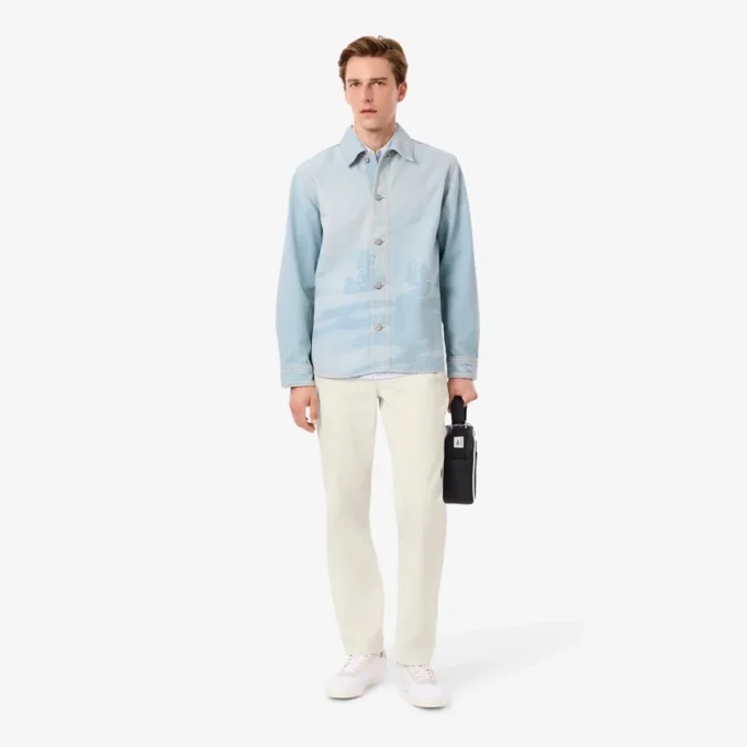 Pantalon chino en velours côtelé coupe classique pour homme Pantalon chino en velours côtelé coupe classique pour homme