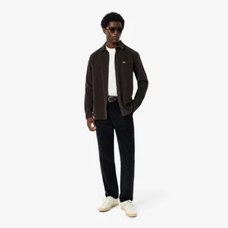 Pantalon chino en velours côtelé coupe classique pour homme