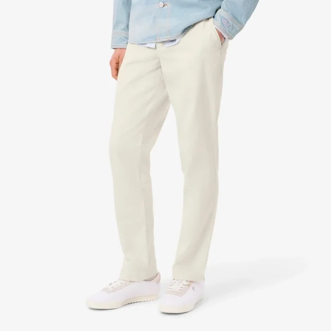 Pantalon chino en velours côtelé coupe classique pour homme Pantalon chino en velours côtelé coupe classique pour homme