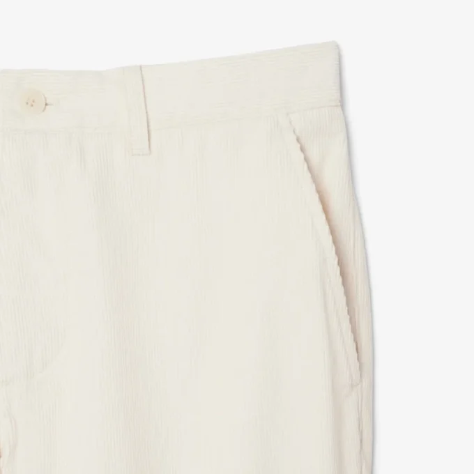 Pantalon chino en velours côtelé coupe classique pour homme Pantalon chino en velours côtelé coupe classique pour homme