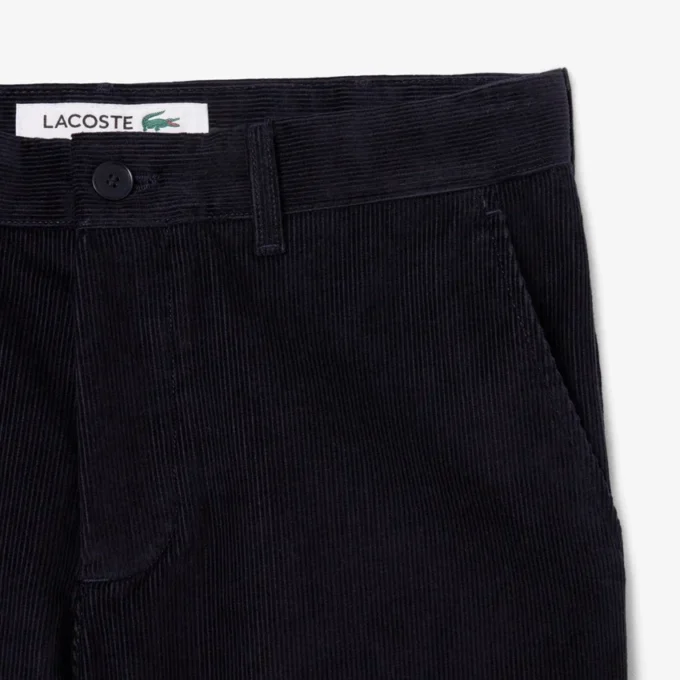 Pantalon chino en velours côtelé coupe classique pour homme Pantalon chino en velours côtelé coupe classique pour homme