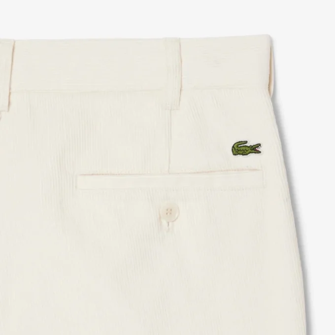 Pantalon chino en velours côtelé coupe classique pour homme Pantalon chino en velours côtelé coupe classique pour homme