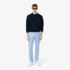 Pantalon chino slim en sergé stretch