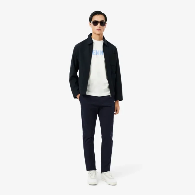 Pantalon chino slim en sergé stretch Pantalon chino slim en sergé stretch