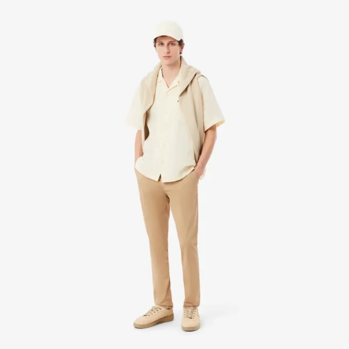 Pantalon chino slim en sergé stretch Pantalon chino slim en sergé stretch