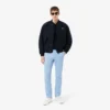Pantalon chino slim en sergé stretch