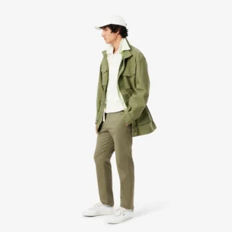 Pantalon chino slim en sergé stretch