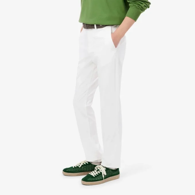 Pantalon chino slim en sergé stretch