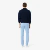 Pantalon chino slim en sergé stretch