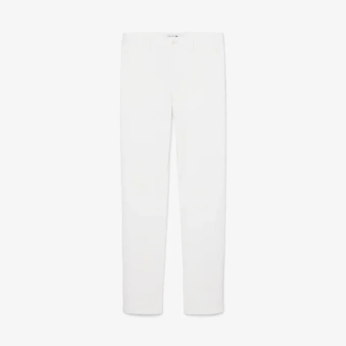Pantalon chino slim en sergé stretch