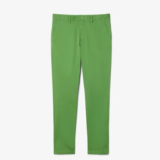 Pantalon chino slim en sergé stretch