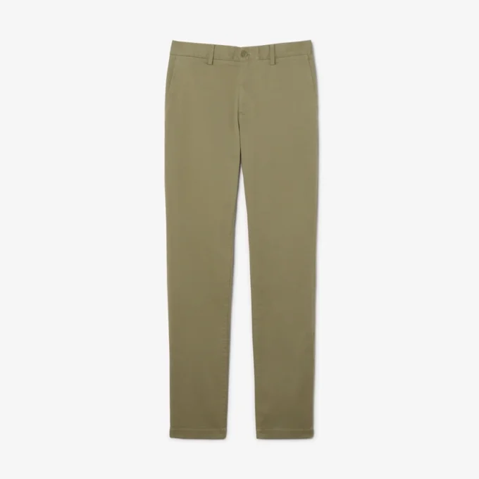 Pantalon chino slim en sergé stretch Pantalon chino slim en sergé stretch
