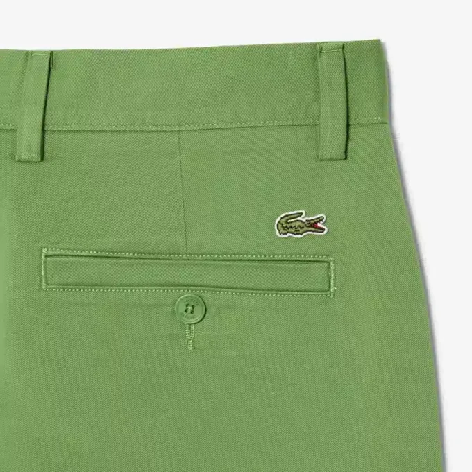 Pantalon chino slim en sergé stretch