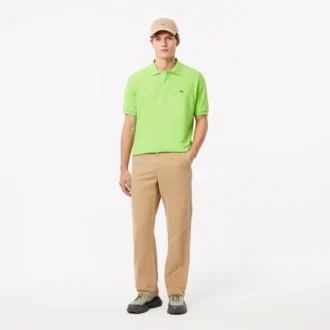 Pantalon de charpentier en toile de coton coupe décontractée pour homme