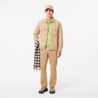 Pantalon de charpentier en toile de coton coupe décontractée pour homme