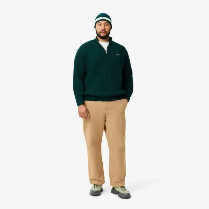 Pantalon de charpentier en toile de coton coupe décontractée pour homme