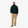 Pantalon de charpentier en toile de coton coupe décontractée pour homme