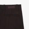 Pantalon de costume en coton rayé, coupe droite Pantalon de costume en coton rayé, coupe droite