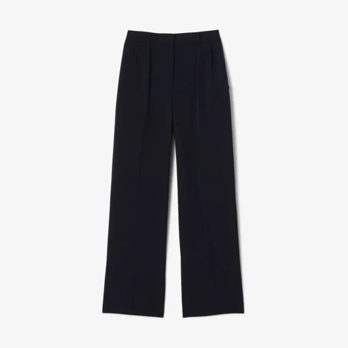 Pantalon de costume oversize en piqué fluide