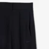 Pantalon de costume oversize en piqué fluide