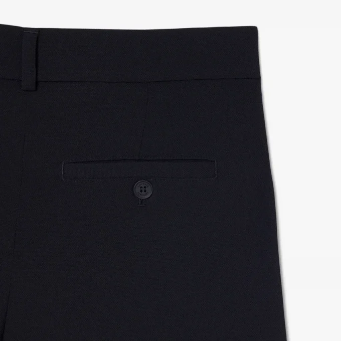 Pantalon de costume oversize en piqué fluide