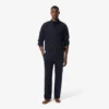 Pantalon de détente en coton gaufré pour homme