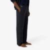 Pantalon de détente en coton gaufré pour homme