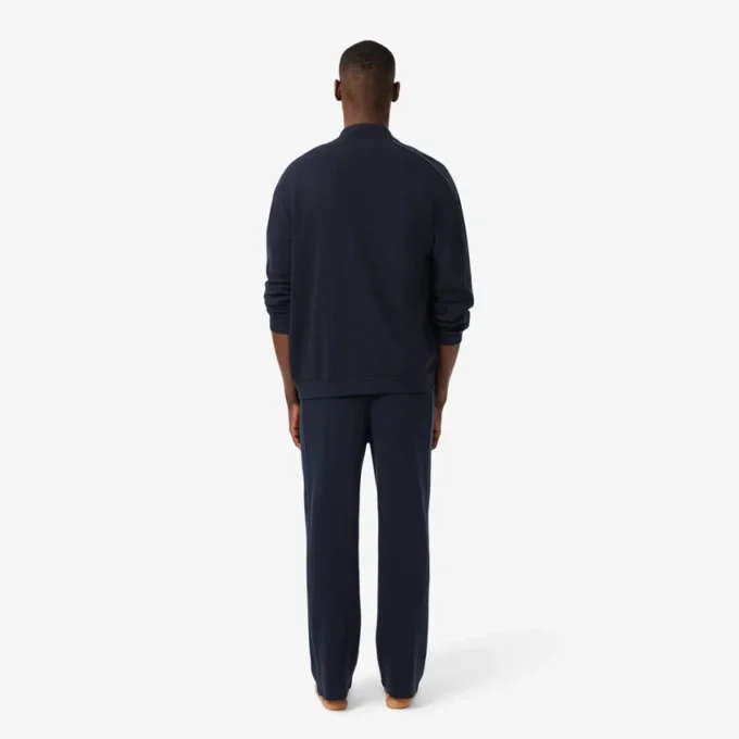 Pantalon de détente en coton gaufré pour homme