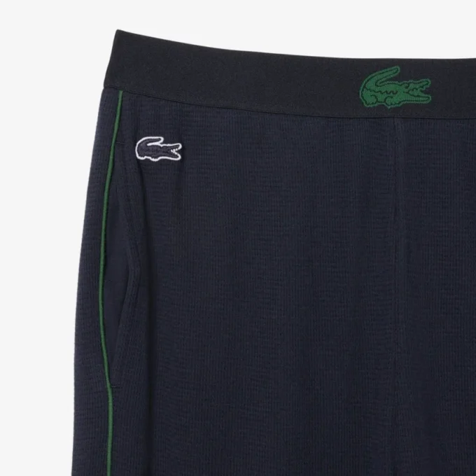 Pantalon de détente en coton gaufré pour homme