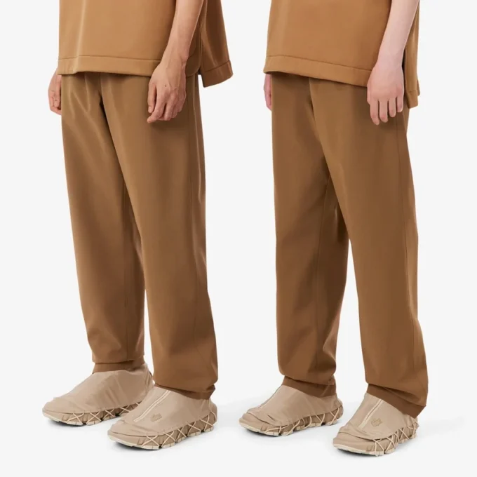 Pantalon de jogging en laine mélangée Pantalon de jogging en laine mélangée