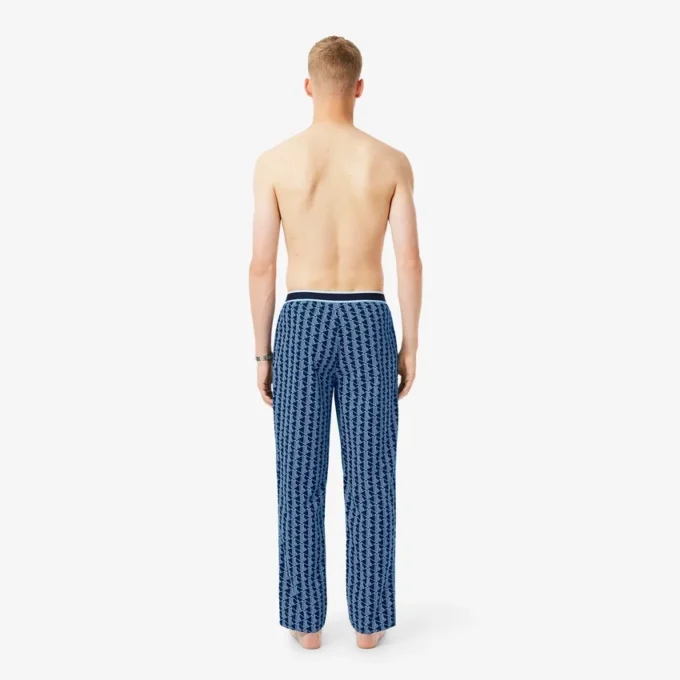 Pantalon de pyjama en popeline Monogram pour homme Pantalon de pyjama en popeline Monogram pour homme
