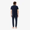 Pantalon de pyjama imprimé en coton pour homme