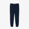 Pantalon de pyjama imprimé en coton pour homme