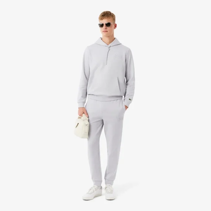 Pantalon de survêtement avec logo en relief Pantalon de survêtement avec logo en relief