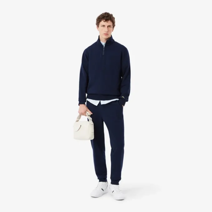 Pantalon de survêtement avec logo en relief Pantalon de survêtement avec logo en relief