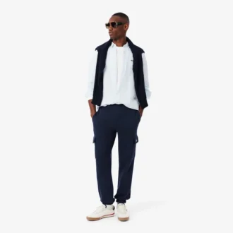 Pantalon de survêtement cargo en molleton pour homme