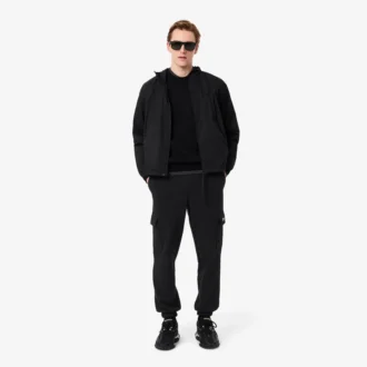 Pantalon de survêtement cargo en molleton pour homme