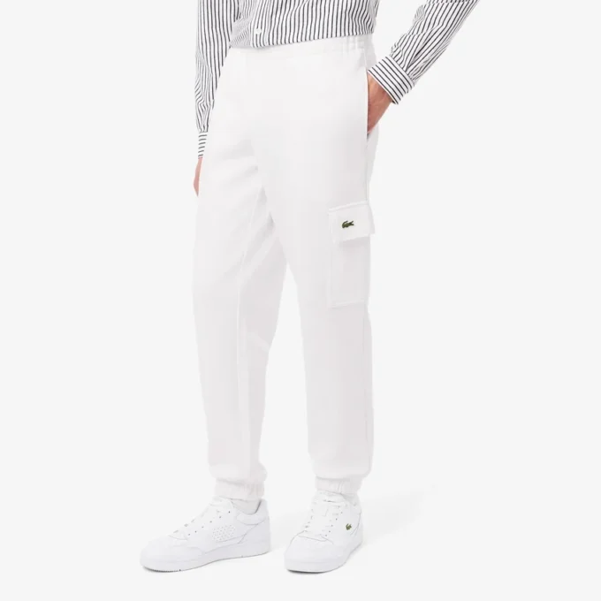Pantalon de survêtement cargo en molleton pour homme