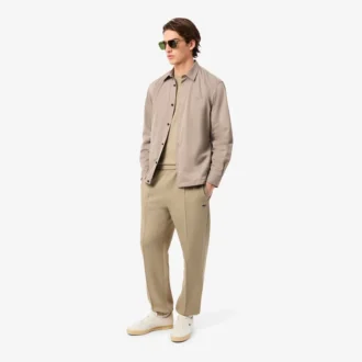 Pantalon de survêtement double face en piqué pour homme