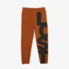 Pantalon de survêtement en coton pour homme avec lettrage contrasté Pantalon de survêtement en coton pour homme avec lettrage contrasté